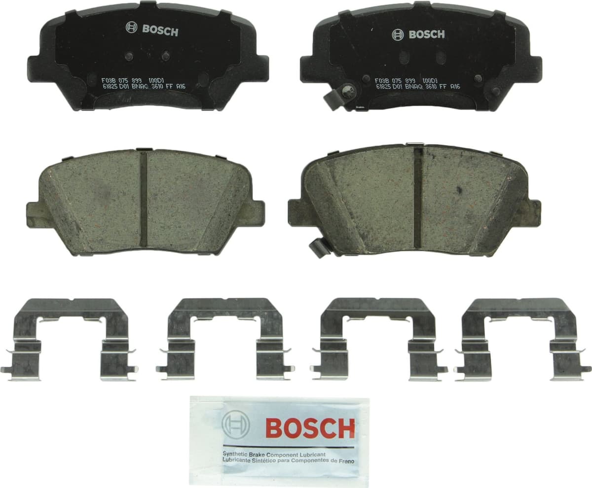 Bosch BC914 QuietCast Premium Ceramic Disc Brake Pad Set For: Acura ILX; Honda Accord, Civic, CR-V, Element, Fit, Front — view 136
