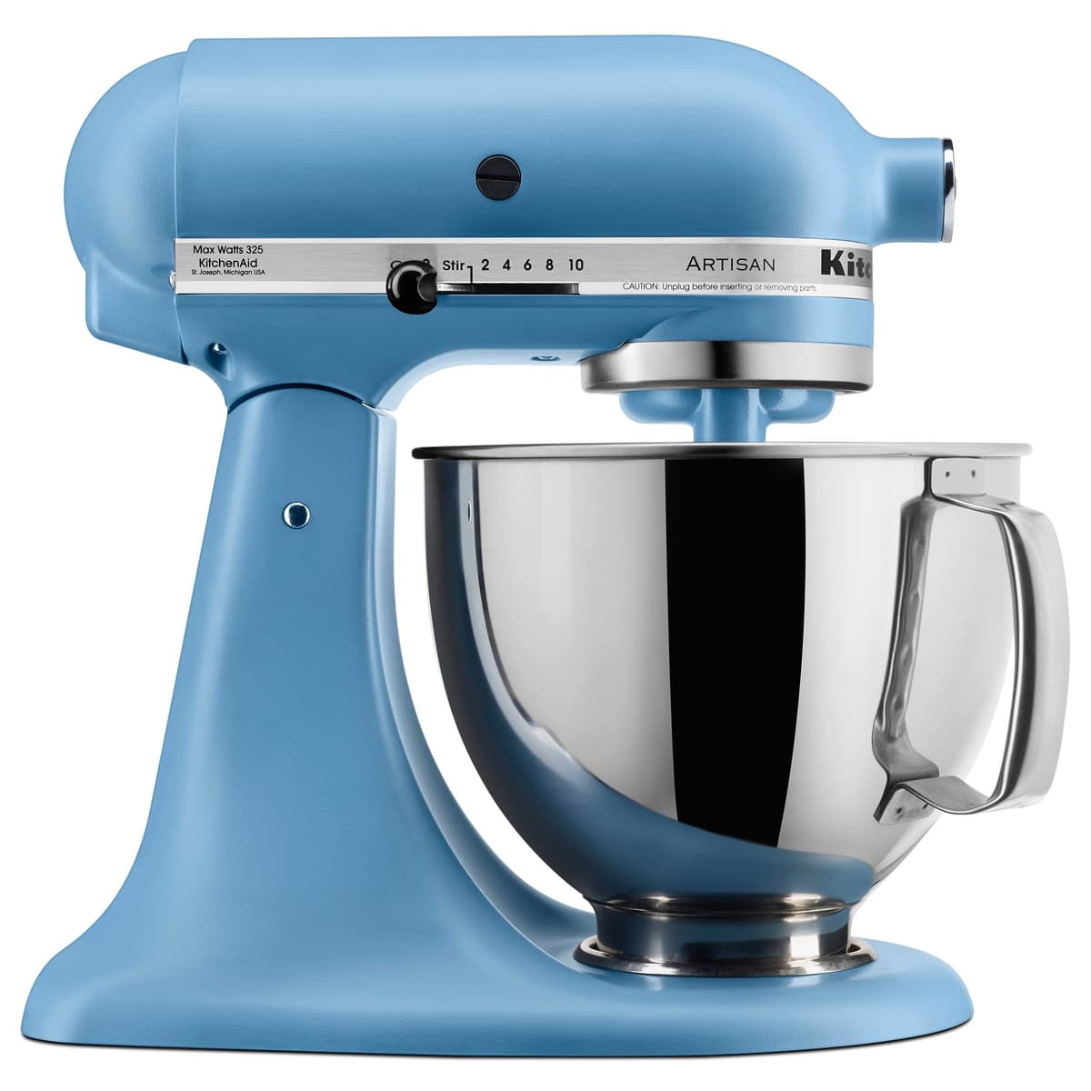 KitchenAid Artisan Series 5 Quart Tilt Head Stand Mixer with Pouring Shield KSM150PS, White — view 32