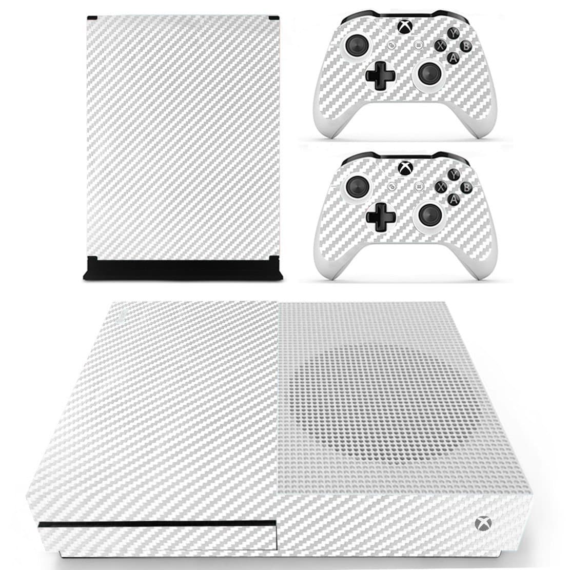 DOTBUY Vinyl Decal Full Body Skin Sticker For Microsoft Xbox One S Console And 2 Controllers And Kinect 2.0 (All White) — view 16