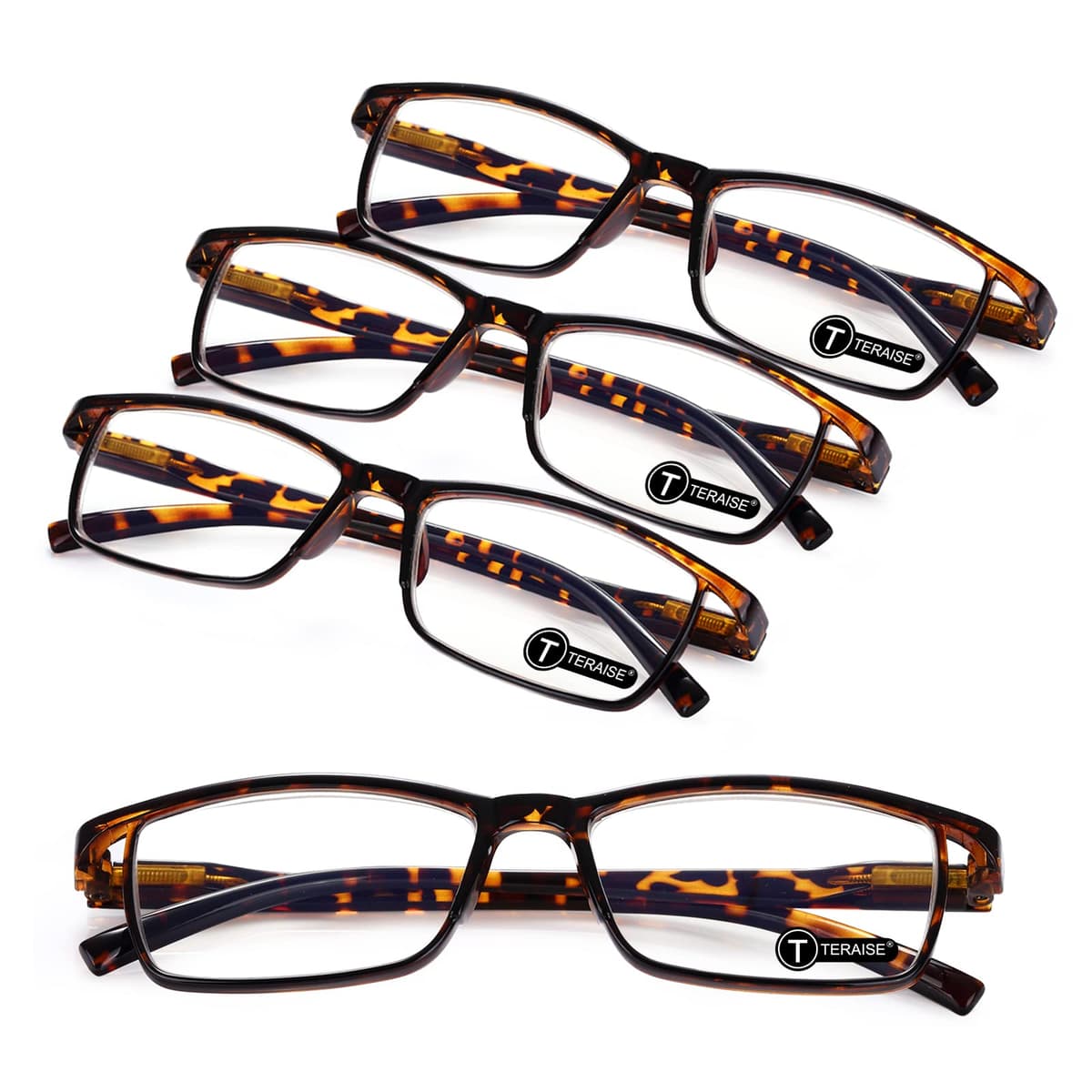 TERAISE Gafas de lectura anti luz azul, ligeras y cómodas gafas de lectura para hombres y mujeres, Lectores luz azul para computadora/teléfono incluido estuche para gafa — view 8
