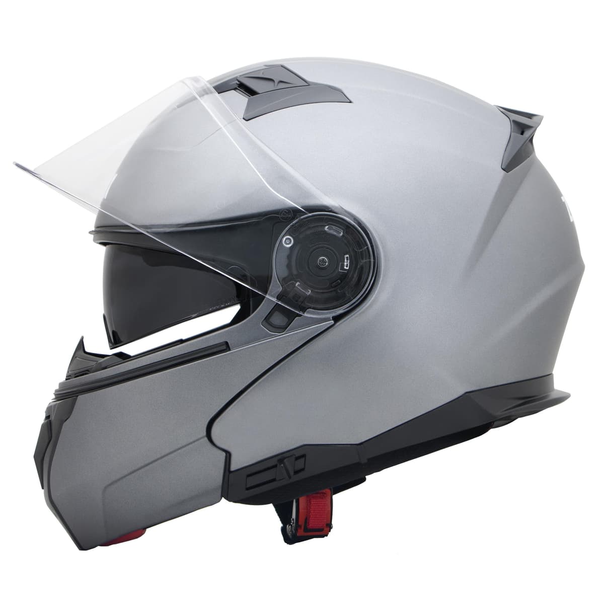 Zorax ZOR-729 Flip Up Helmet With Double Visor Motorbike Ece 2206 Approved - Grey L(58-60cm) — view 4