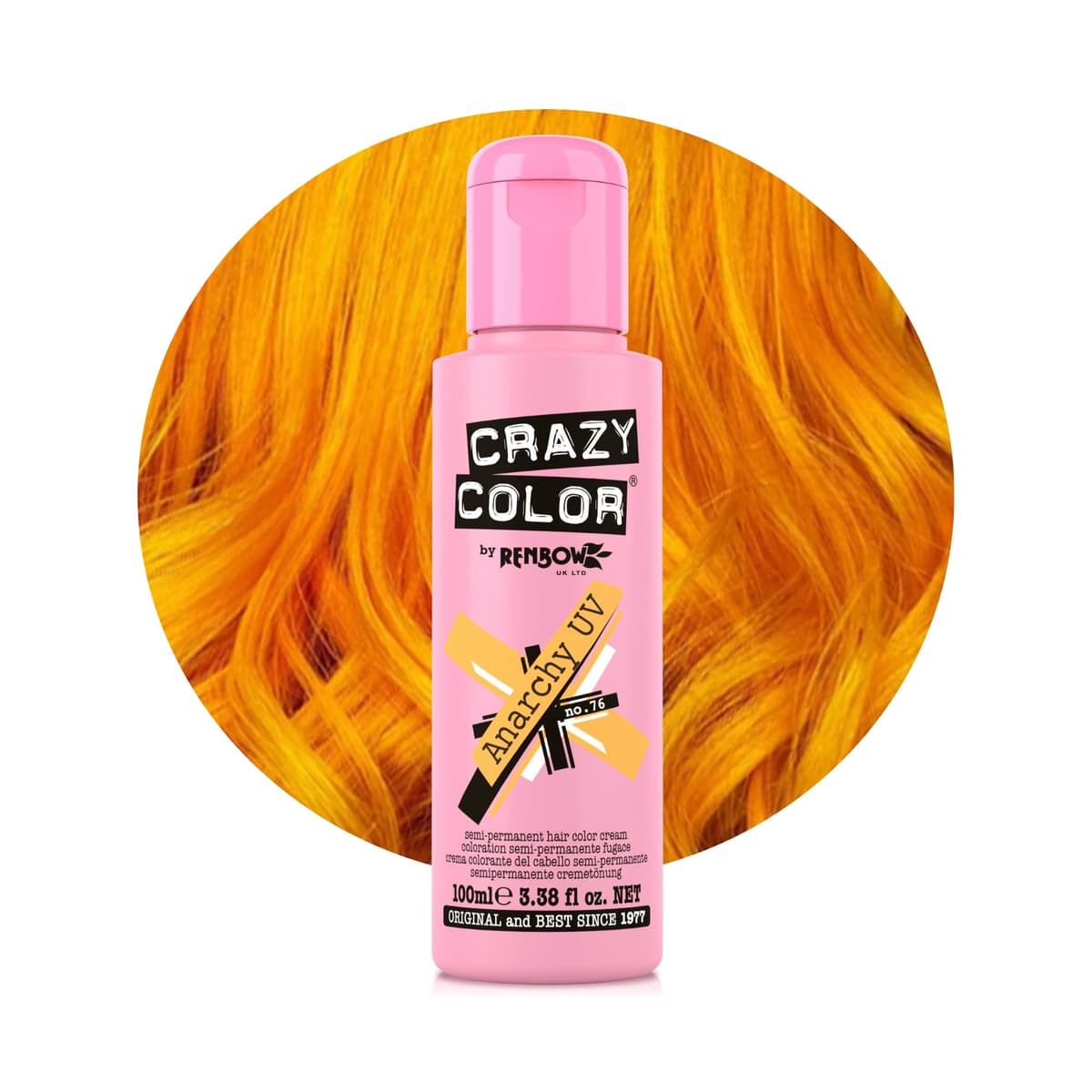 Crazy Color Vibrant Candy Floss Semi-Permanent Hair Dye. Highly Pigmented Pastel Pink Conditioning & Oil Nourishing Vegan Formula | No Bleach or Ammonia | 100ml — view 36