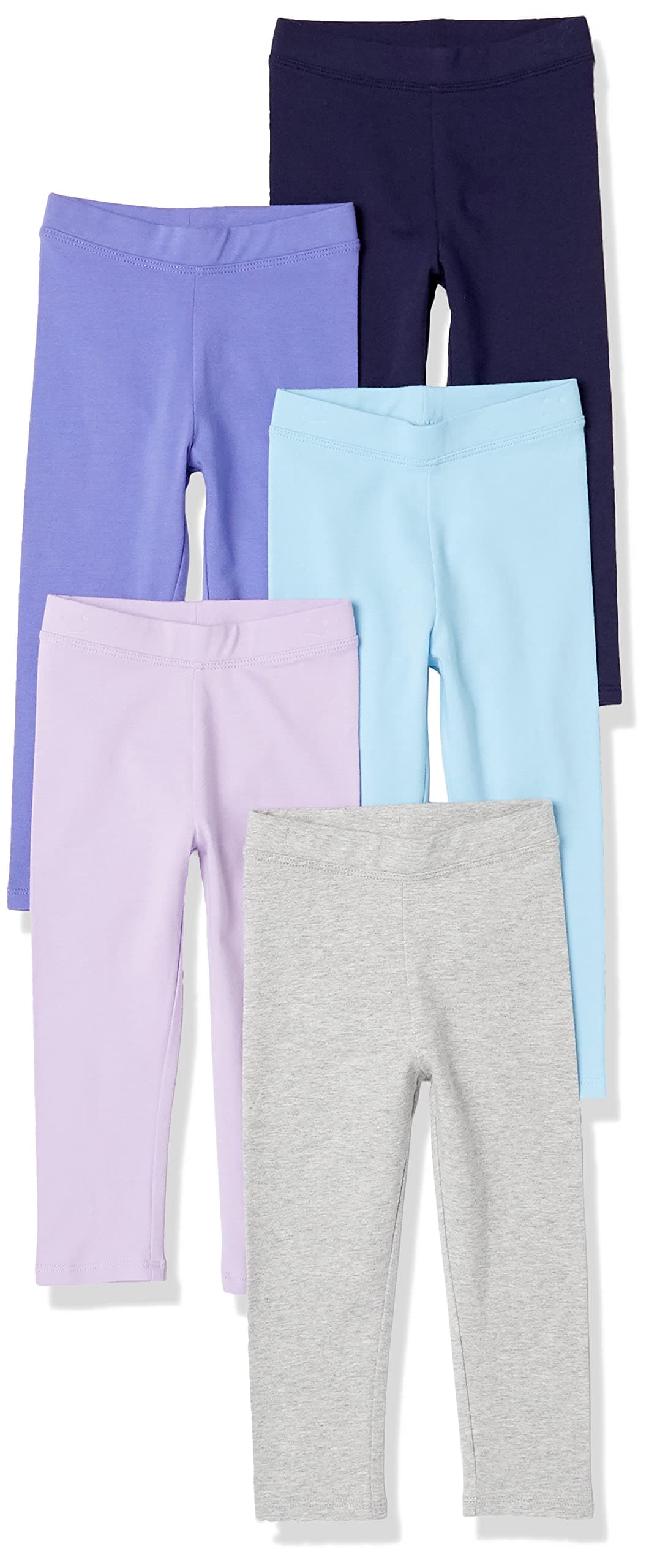 Amazon Essentials Girls and Toddlers' Leggings, Multipacks — view 18
