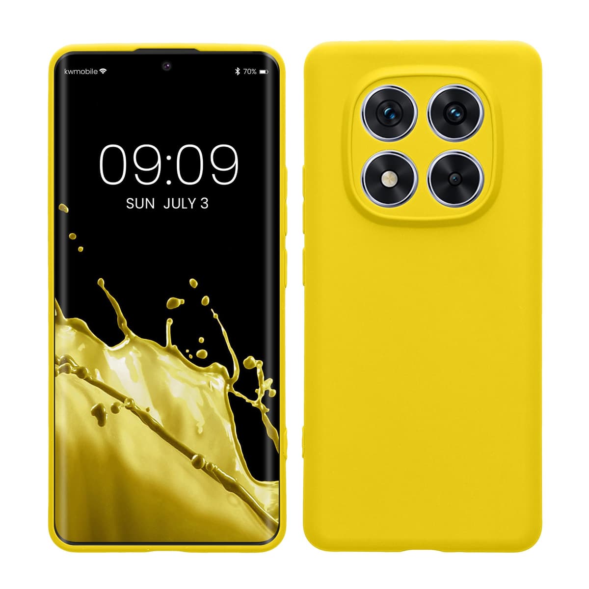 kwmobile Carcasa Compatible con Xiaomi Redmi Note 14 Pro 5G / Poco X7 Funda - Funda Ultrafina de TPU con Bordes elevados - Lavanda Metalizado — view 254
