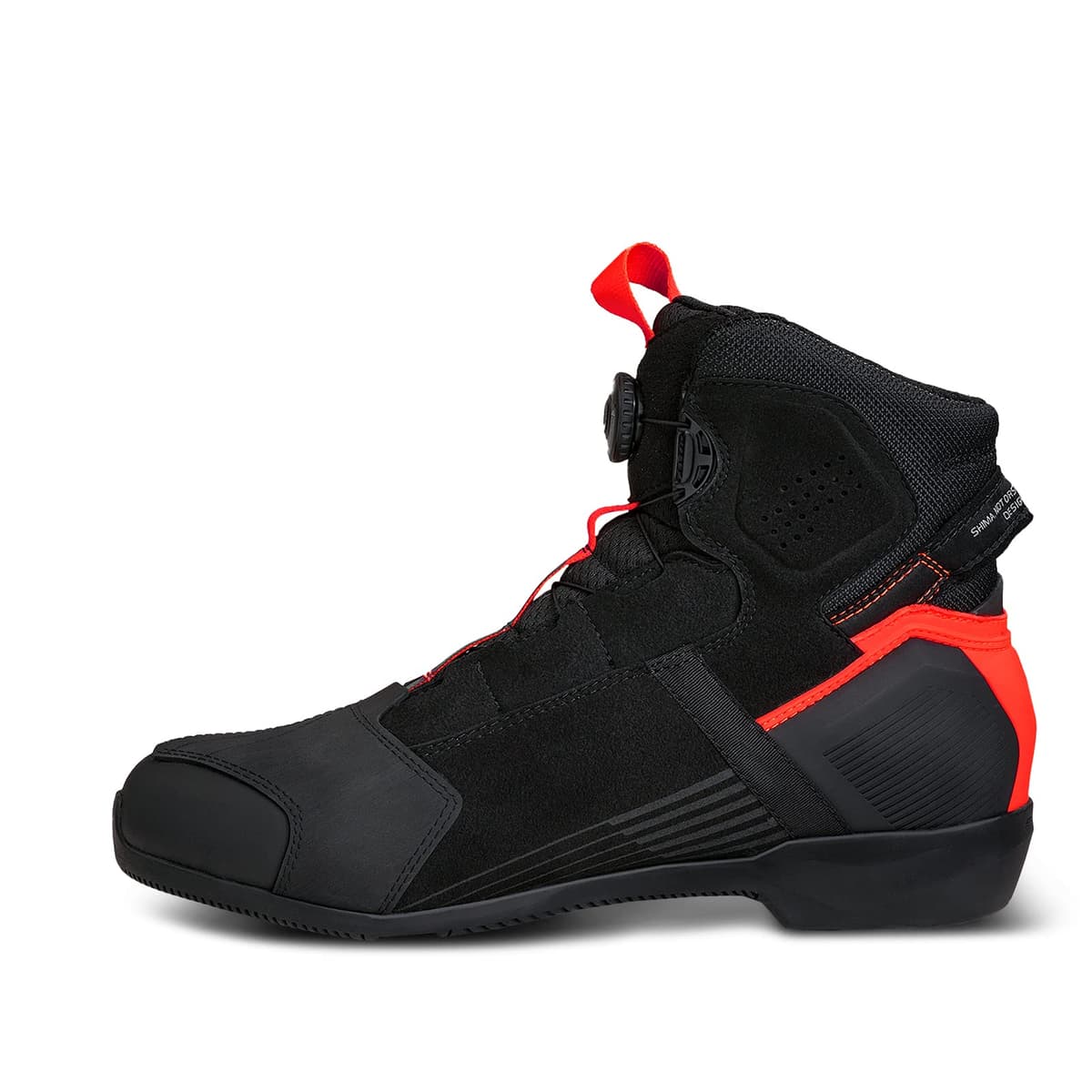 SHIMA EDGE VENTED Botas Moto Hombre Cuero Ventilada Zapatillas ATOP Verano Calzado Motorista Baja Adventure Cremallera Lateral Protección Tobillo Motocicleta Trail (Masculinos, Ventilado, Rojo, 41) — view 5