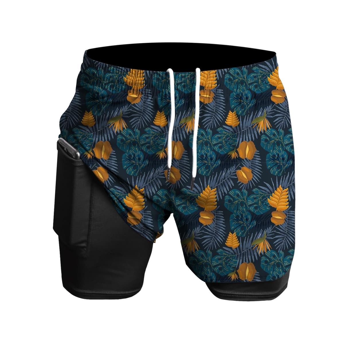 Rane Sports Men's 2 in 1 Running Shorts Ideal for Gym, Athletics, Outdoor Training — view 16
