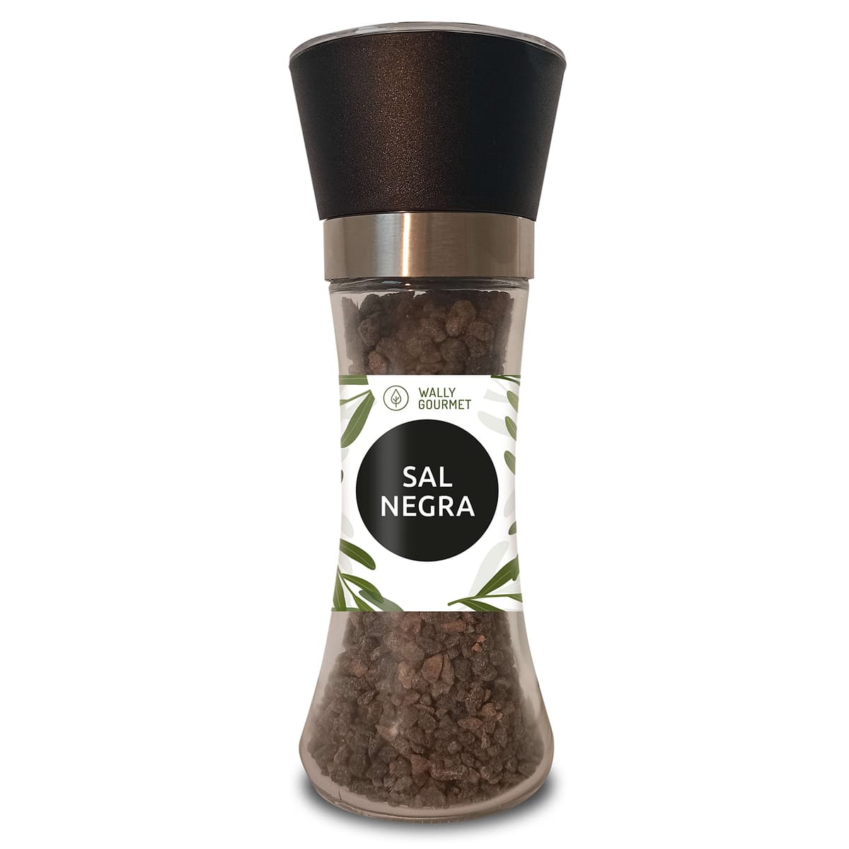 Sal Del Himalaya Negra -Kala Namak- En Molinillo. 100% Natural, Organico, Sin Aditivos, Sin Refinado. Para Sazonar Y Condimentar. (Sal Negra Del Himalaya)