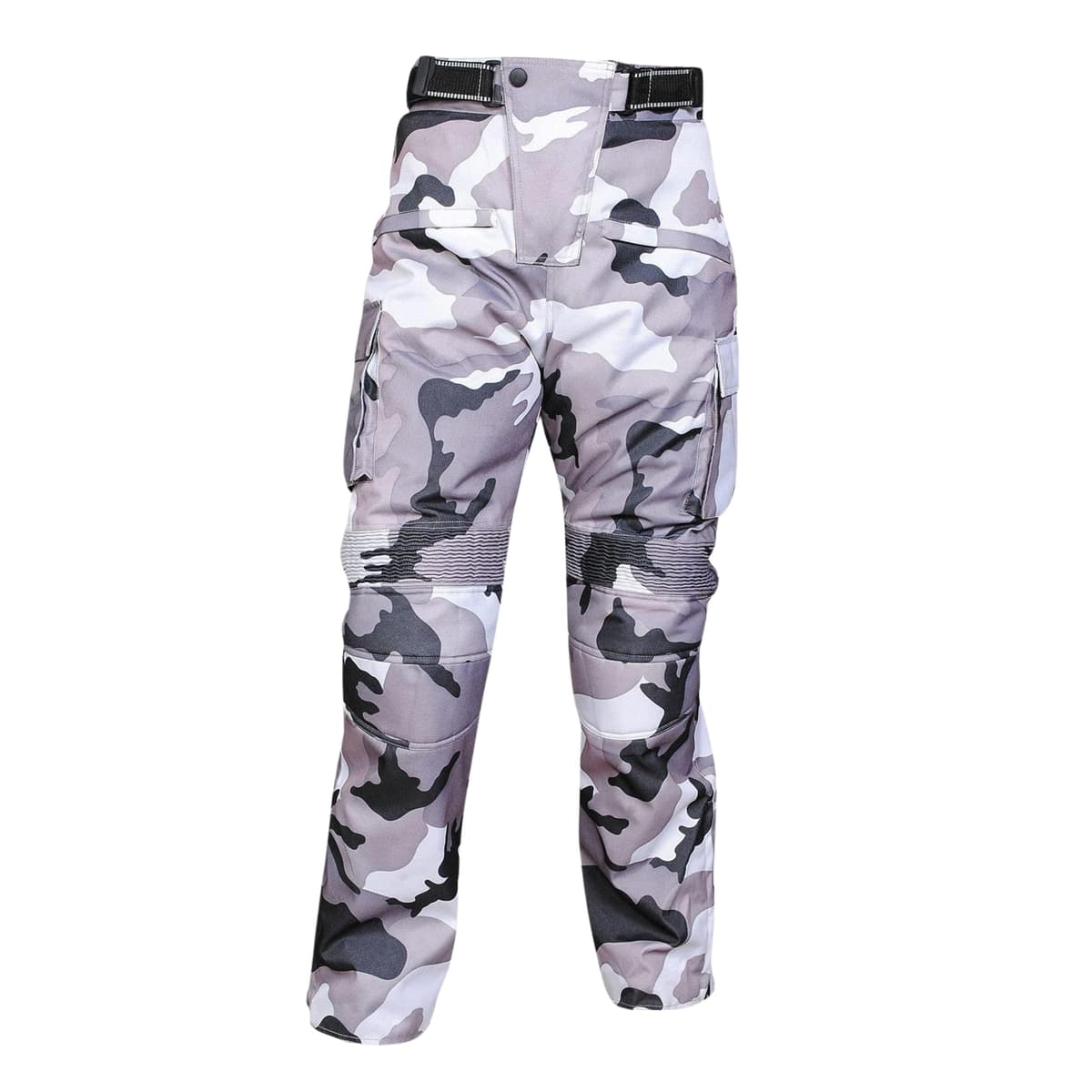 Sterling Sports®Men Textile Waterproof Motorbike Motorcycle Thermal Armoured Trousers Cargo Pant Black Cameo Grey Green — view 12