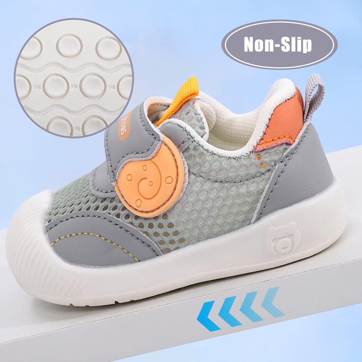 MK MATT KEELY Baby Boys Girls First Walking Shoes Toddlers Summer Breathable Anti-Slip Trainer Sneakers for Infant — view 5