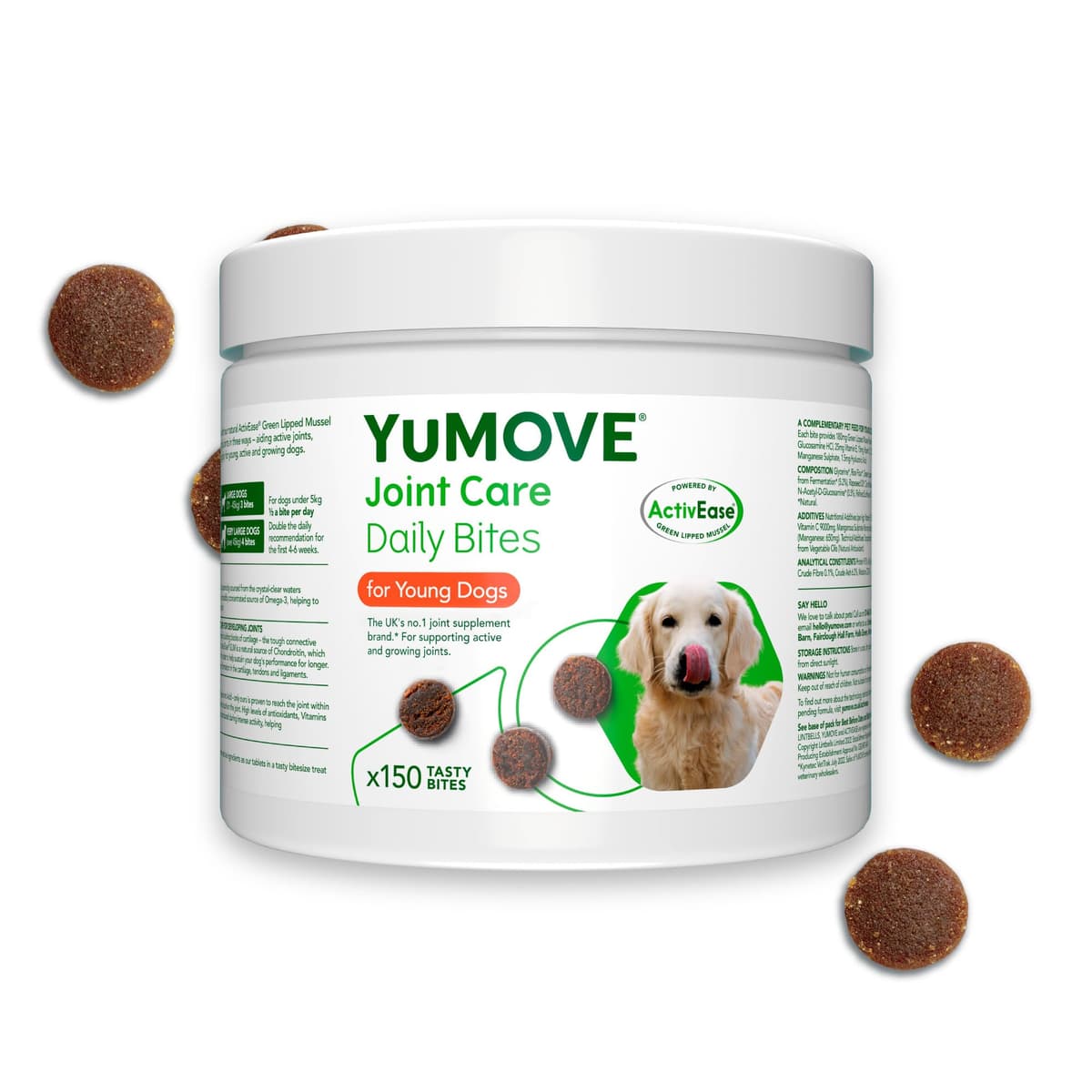 YuMOVE Young and Active Dog | Joint Supplement for Dogs to Support Active and Growing Joints Aged Under 6 | 60 Tablets Clear — view 10