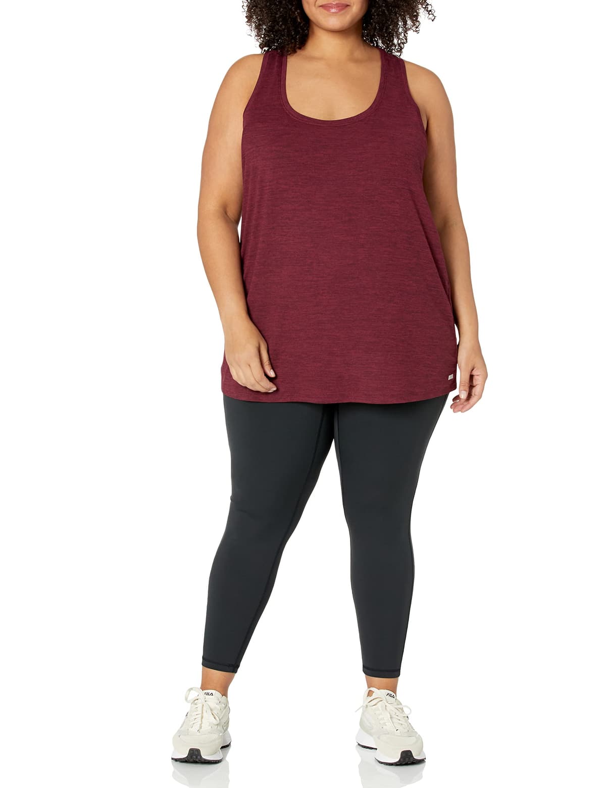 Amazon Essentials Top Deportivo Elástico de Entrenamiento, Secado Rápido y Espalda Nadadora (Tallas Grandes) Mujer, Paquetes Múltiples — view 8