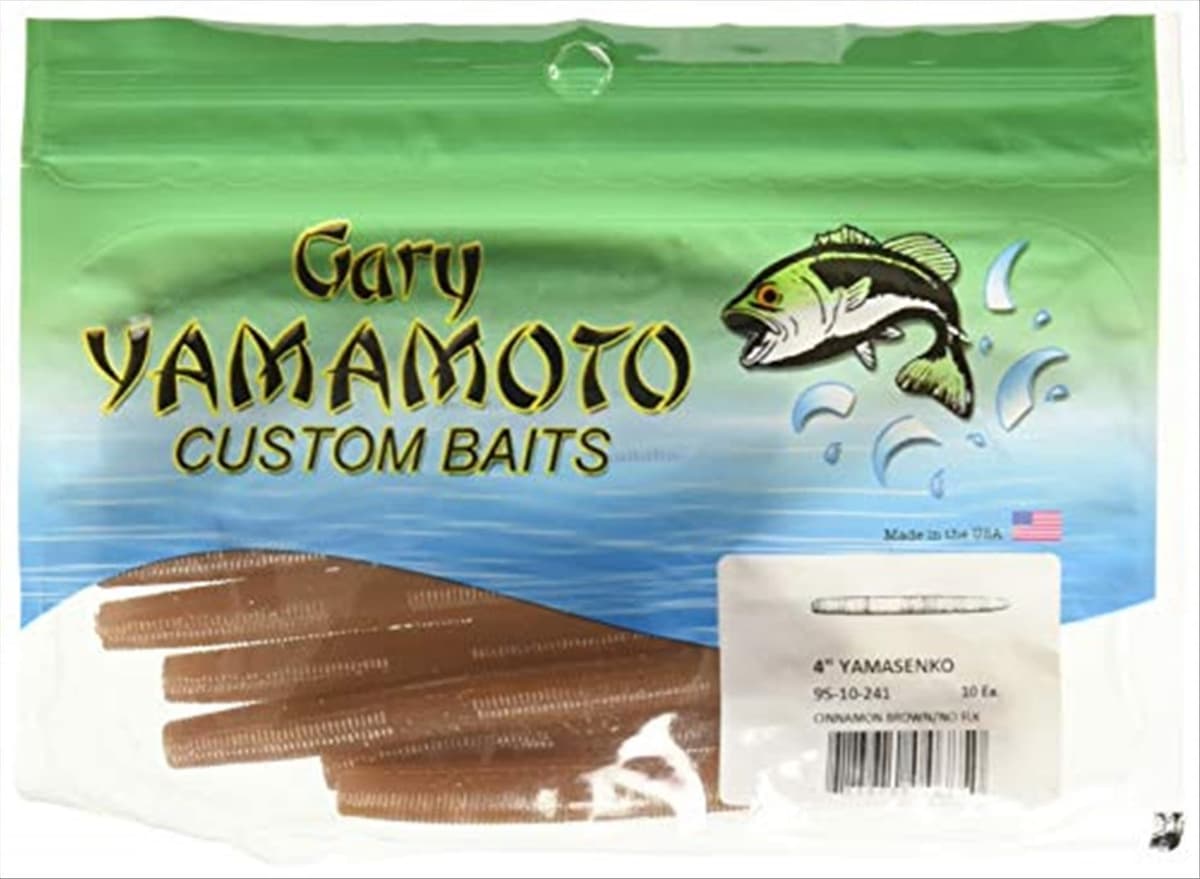 Yamamoto BAITS 5" SENKO / 10 Pack/Clear W/Large Black Flake — view 100