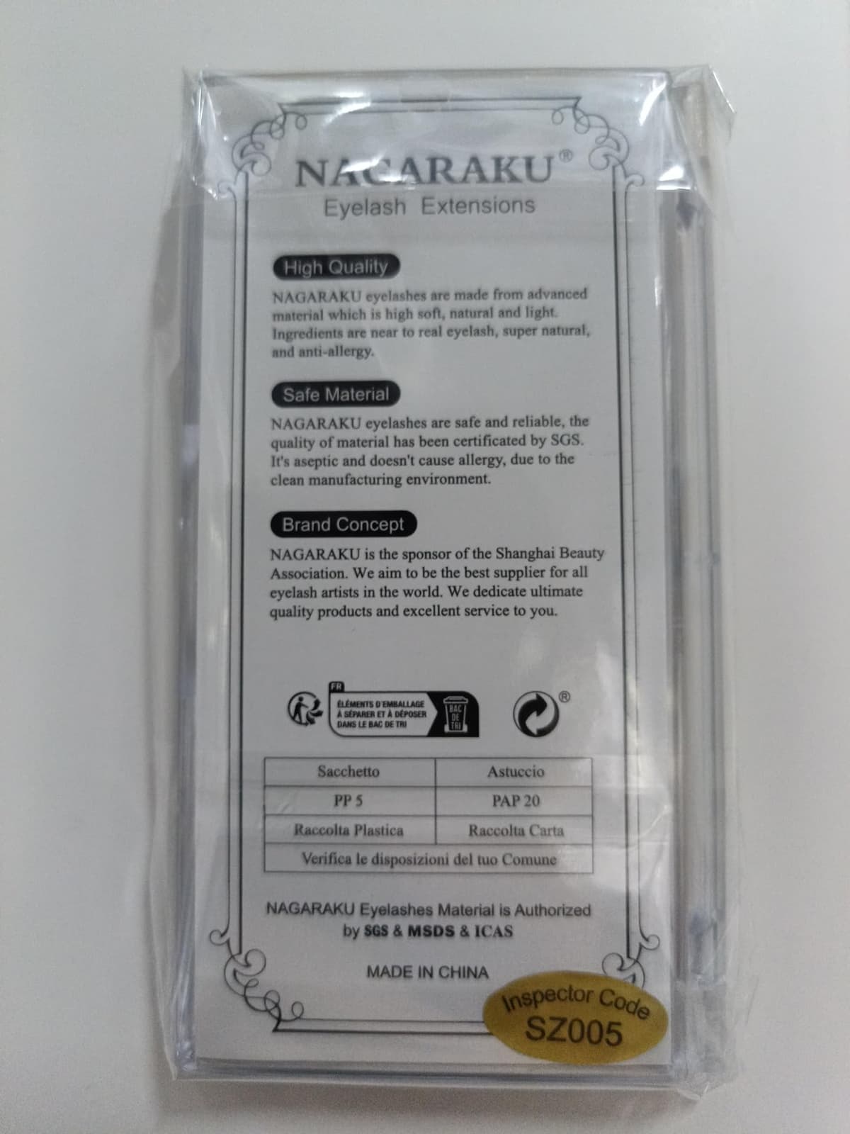 NAGARAKU Pestañas Individuales Clásicas 1:1 Suaves Y Naturales Volumen Ruso Pelo a Pelo Base Sin Pegamento Para Extension De Pestañas Profesional 16 Filas Alta Capacidad Negro Mate (0.05mm D 7-15mm) — view 3