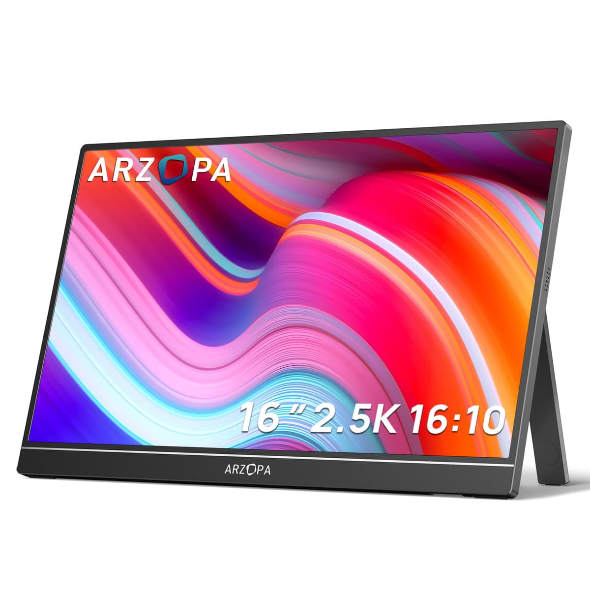 ARZOPA 16.1'' 180Hz 2.5K Portable Monitor, 2560x1440 QHD 107% sRGB Kickstand Portable Gaming Monitor with HDR, Ultra Slim, Eye Care, External Second Screen for Laptop, PC, PS5, Mac, Xbox - Z3FC — view 10