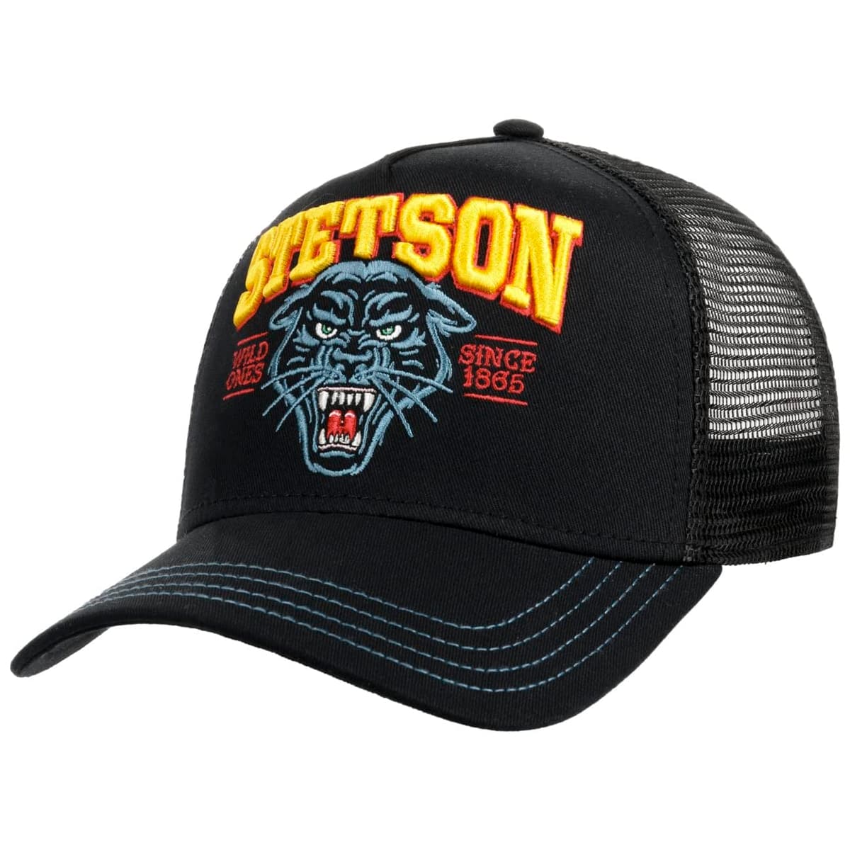 Stetson Gorra de Camionero Patrulla para Hombre/Mujer, Gorra de béisbol de algodón, tamaño Ajustable, Gorra con Inserto de Malla, Gorra de Camionero para Invierno/Verano, Gorra Curvada — view 27