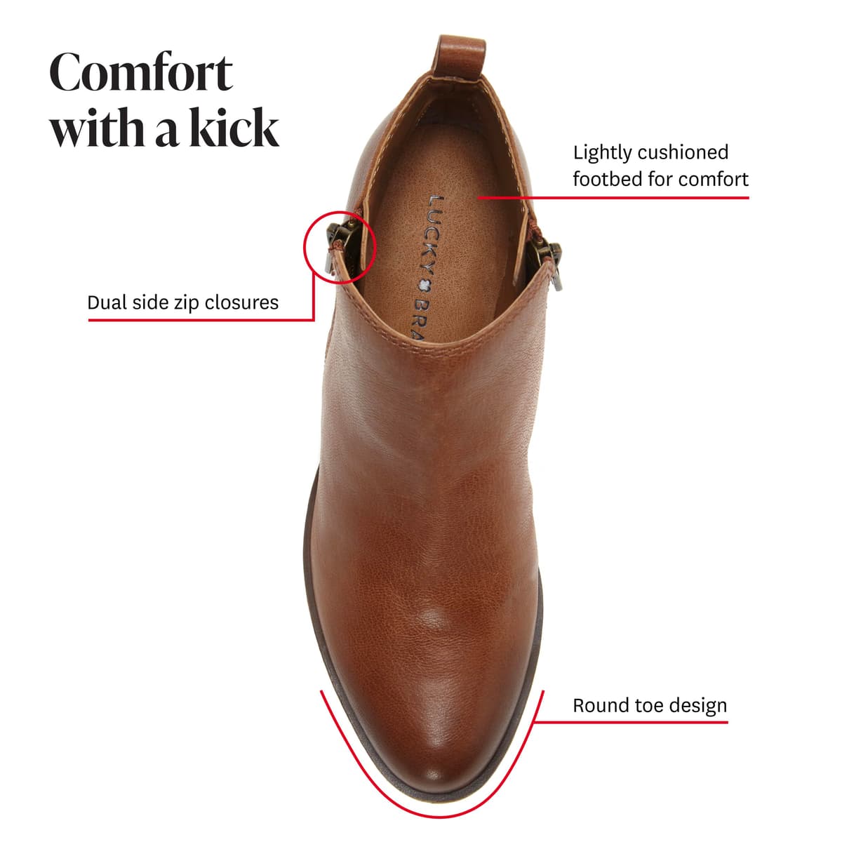 Lucky Brand Women's Basel Ankle Booties — view 8