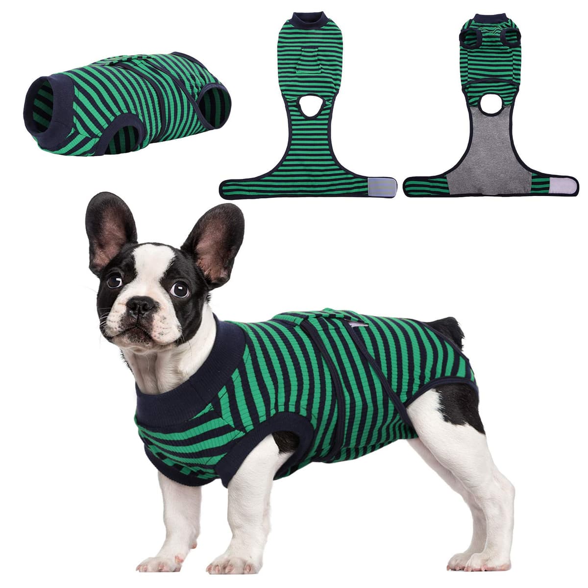 Kuoser Traje de recuperación de Perro para Hombre/Mujer, Camiseta para Cachorros después de la cirugía, Alternativa de Cuello electrónico para Mascotas pequeño, Mediano y Grande — view 35