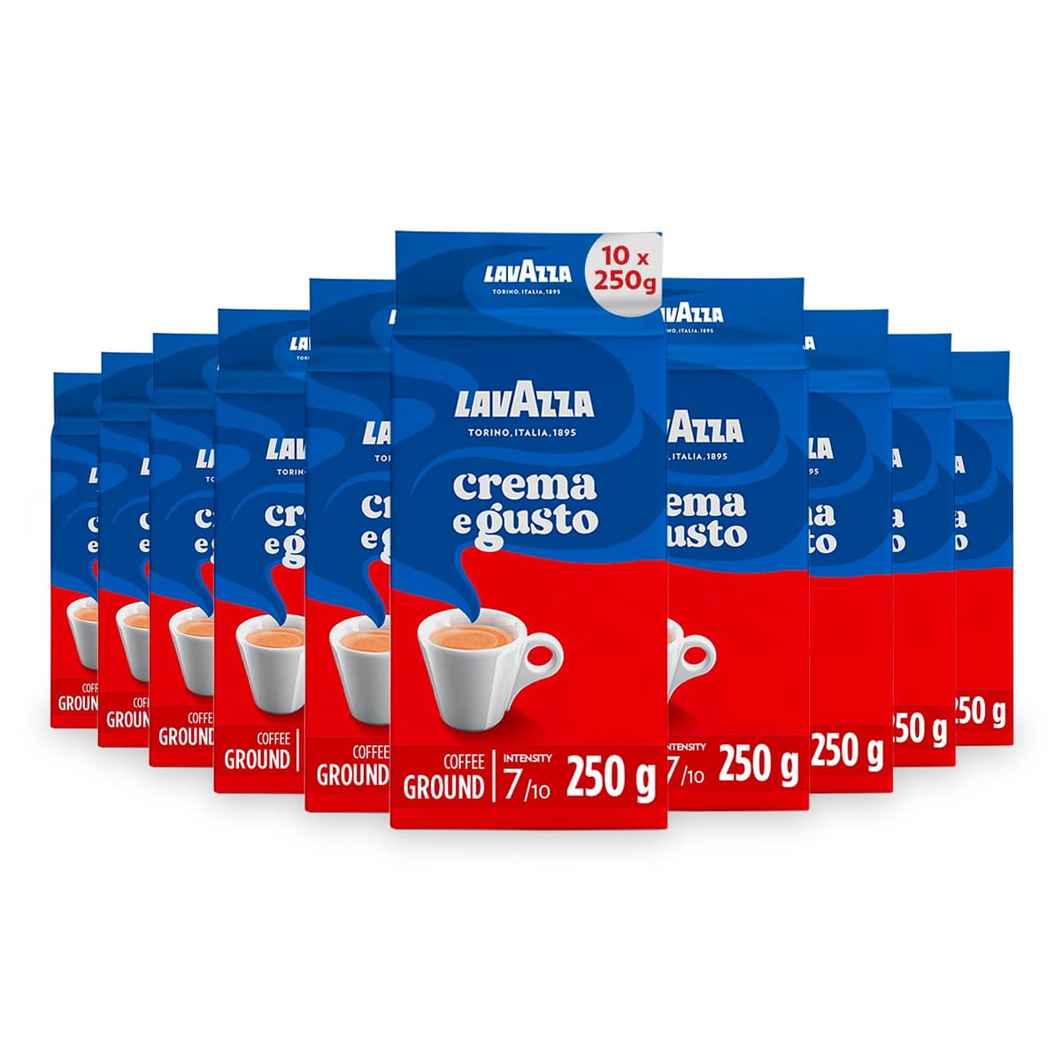 Lavazza, Qualità Rossa, Coffee Beans, Arabica and Robusta, Intensity 5/10, Medium Roasting, 1 Kg — view 52