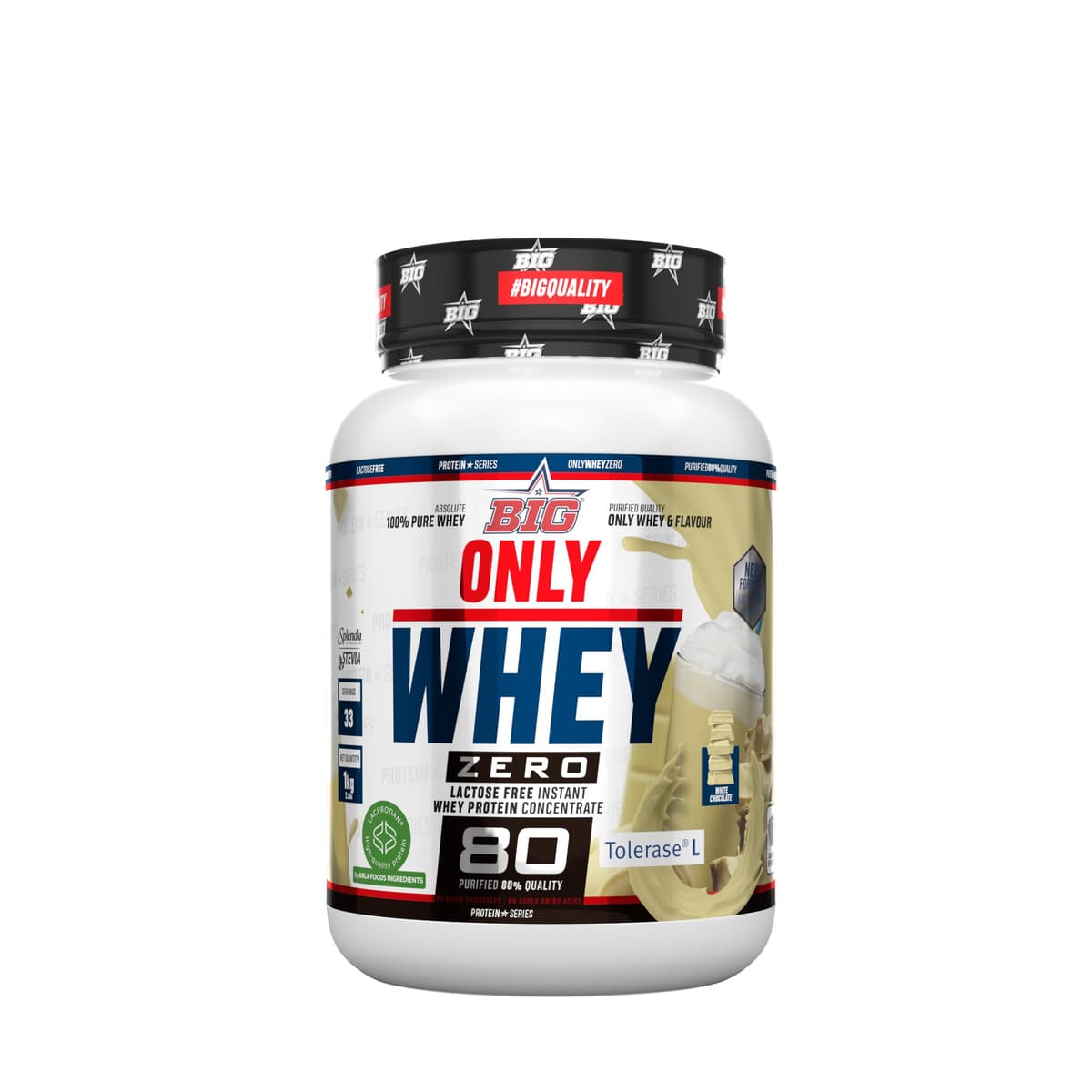 BIG - Proteinas Whey - Proteina en Polvo para Desarrollo de Masa Muscular y Recuperación - Materia Prima Premium - Whey Protein Sin Lactosa, Sin Azúcar, Sin Grumos (1Kg, Cacaolat) — view 37