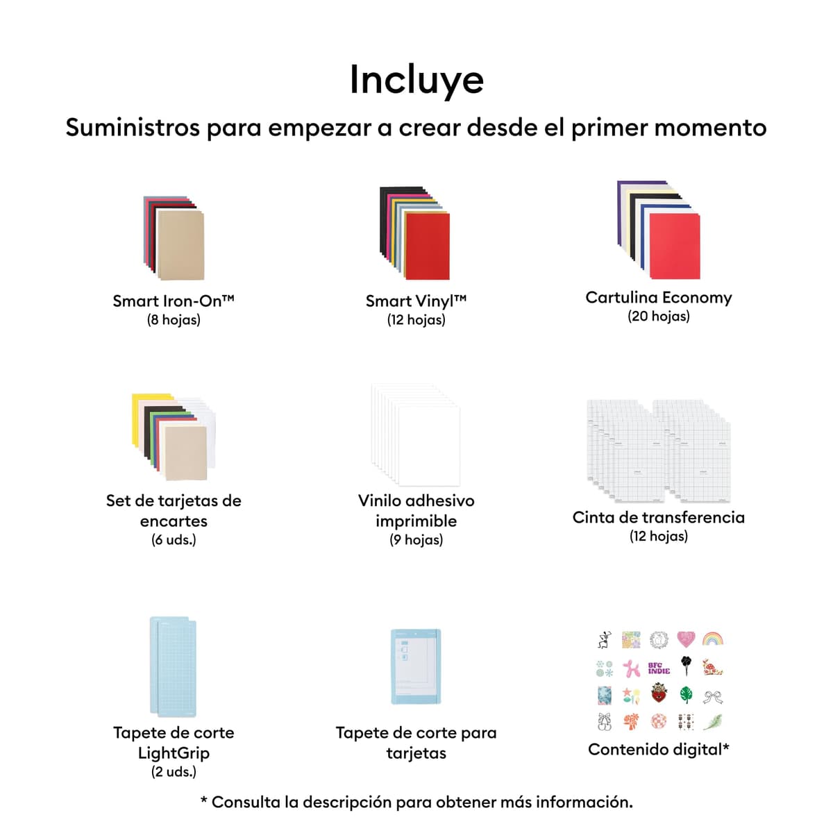 Cricut Joy™ 2 Ultimate Bundle + Contenido digital, Máquina de corte inteligente compacta con prensa térmica para manualidades DIY, tarjetas personalizadas, pegatinas y etiquetas — view 3