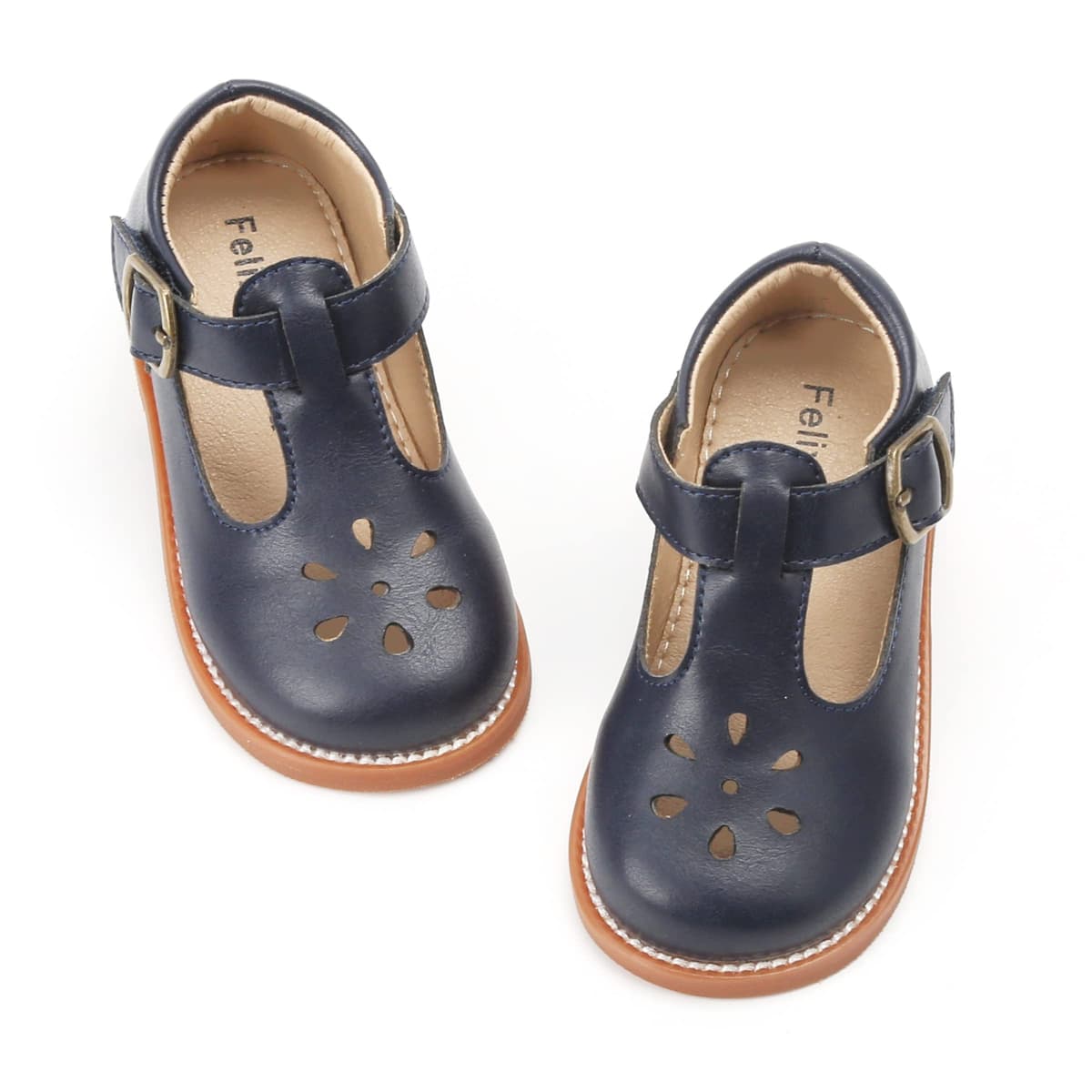 Felix & Flora Toddler Little Girl Mary Jane Dress Shoes - Ballet Flats for Girl Party School Shoes — view 61