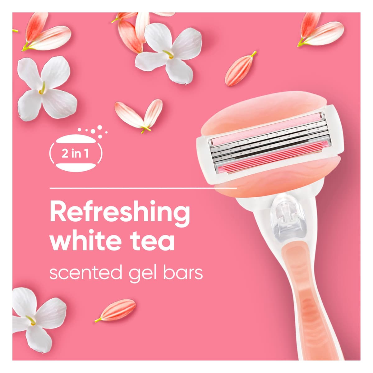 Gillette Venus Comfortglide Spa Breeze Women's Razor Blade Refills, Pack of 4, 3 Built-in Blades for a Smooth, Close Shave that Lasts — view 4