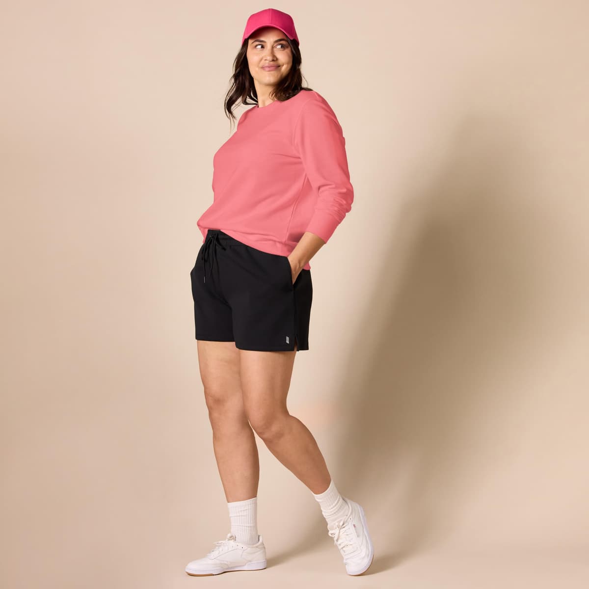 Amazon Essentials Mujer Sudadera con Cuello Redondo de Forro Polar (Disponible en Tallas Grandes) — view 46