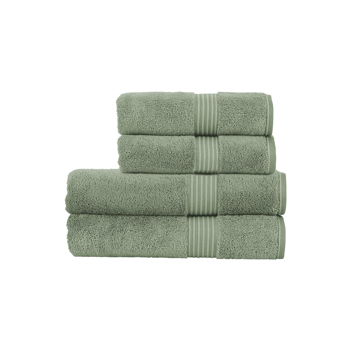 Christy Supreme Hygro 2 Hand Towels Set | Mineral Blue | 100% Luxury Supima Cotton | Ultra Soft | Super Absorbent | 650GSM | Plush and Long Lasting — view 25