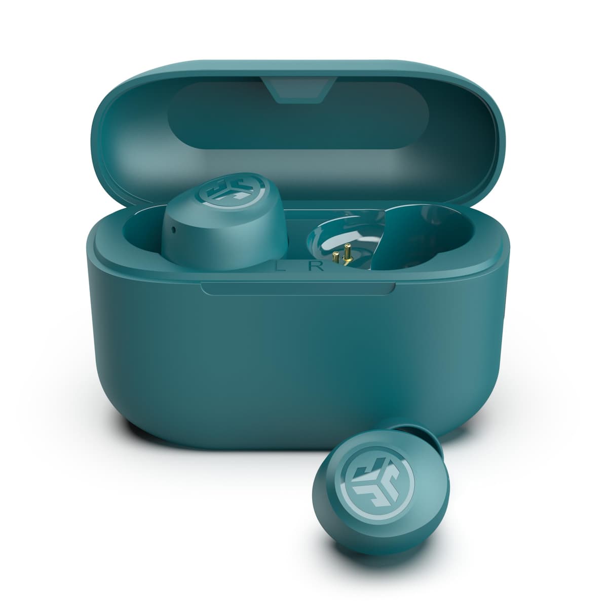 JLab Go Air Pop+ Auriculares Inalambricos Bluetooth, Wireless Earbuds 35+ Horas Rendimiento con Caja de Carga - Audifonos Bluetooth Inalambricos con Micrófono, Dual Connect, App, Negro Medianoche — view 25
