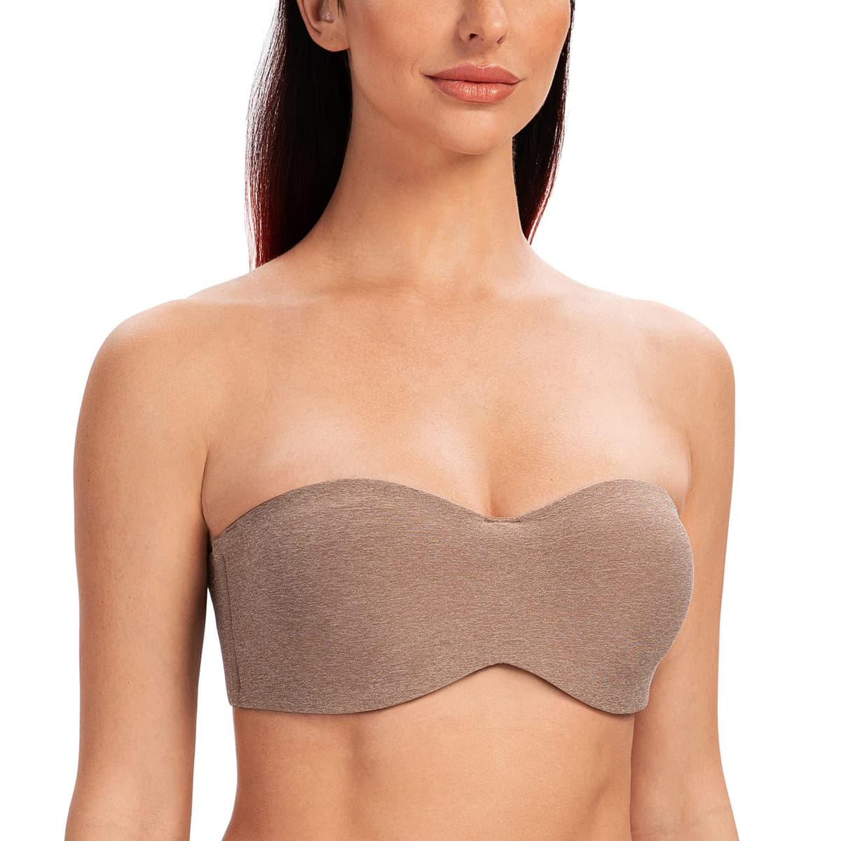 MELENECA Women's Strapless Minimizer Multiway for Large Bust Unlined Seemless Underwire Bandeau Bra — view 17