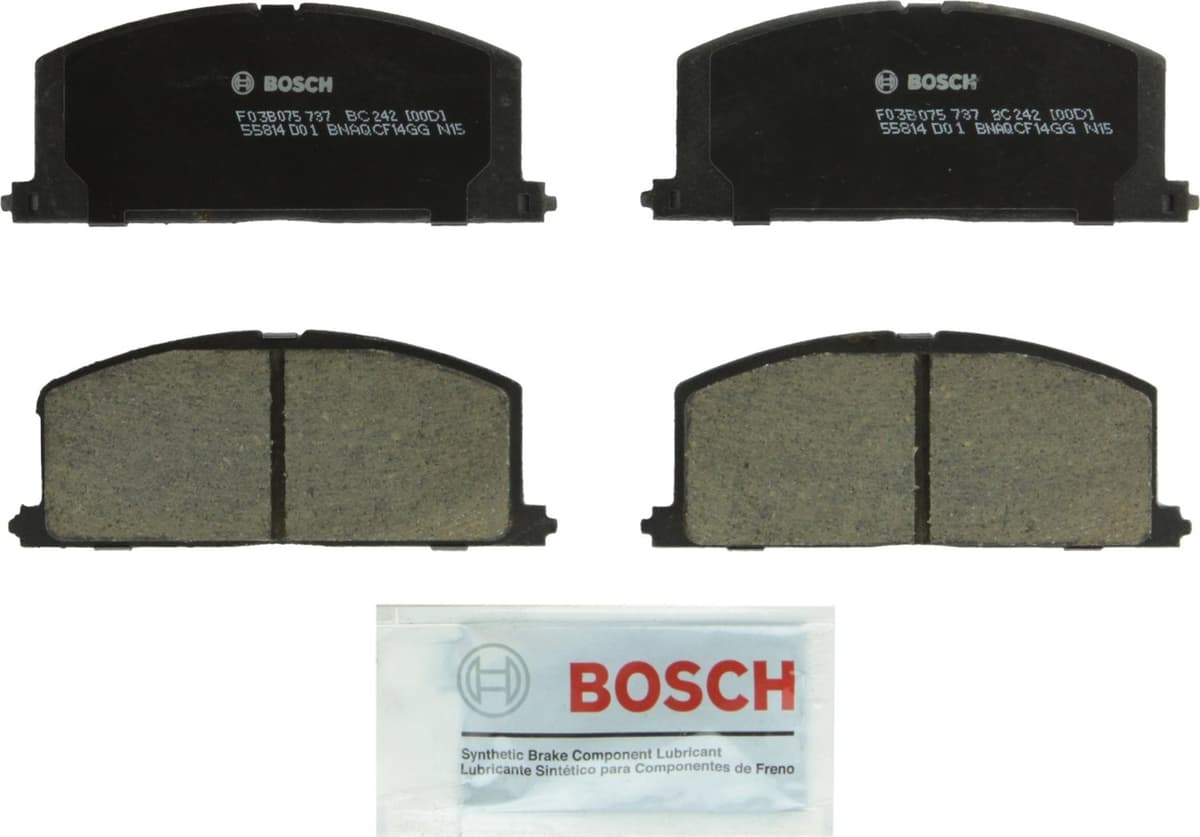 Bosch BC914 QuietCast Premium Ceramic Disc Brake Pad Set For: Acura ILX; Honda Accord, Civic, CR-V, Element, Fit, Front — view 272