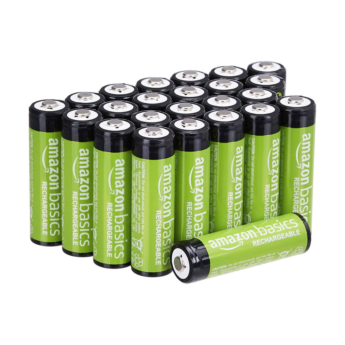Amazon Basics 4-Pack Rechargeable AA NiMH Batteries, 2000 mAh, 1.2V, Recharge up to 1000x Times, Pre-Charged — view 10