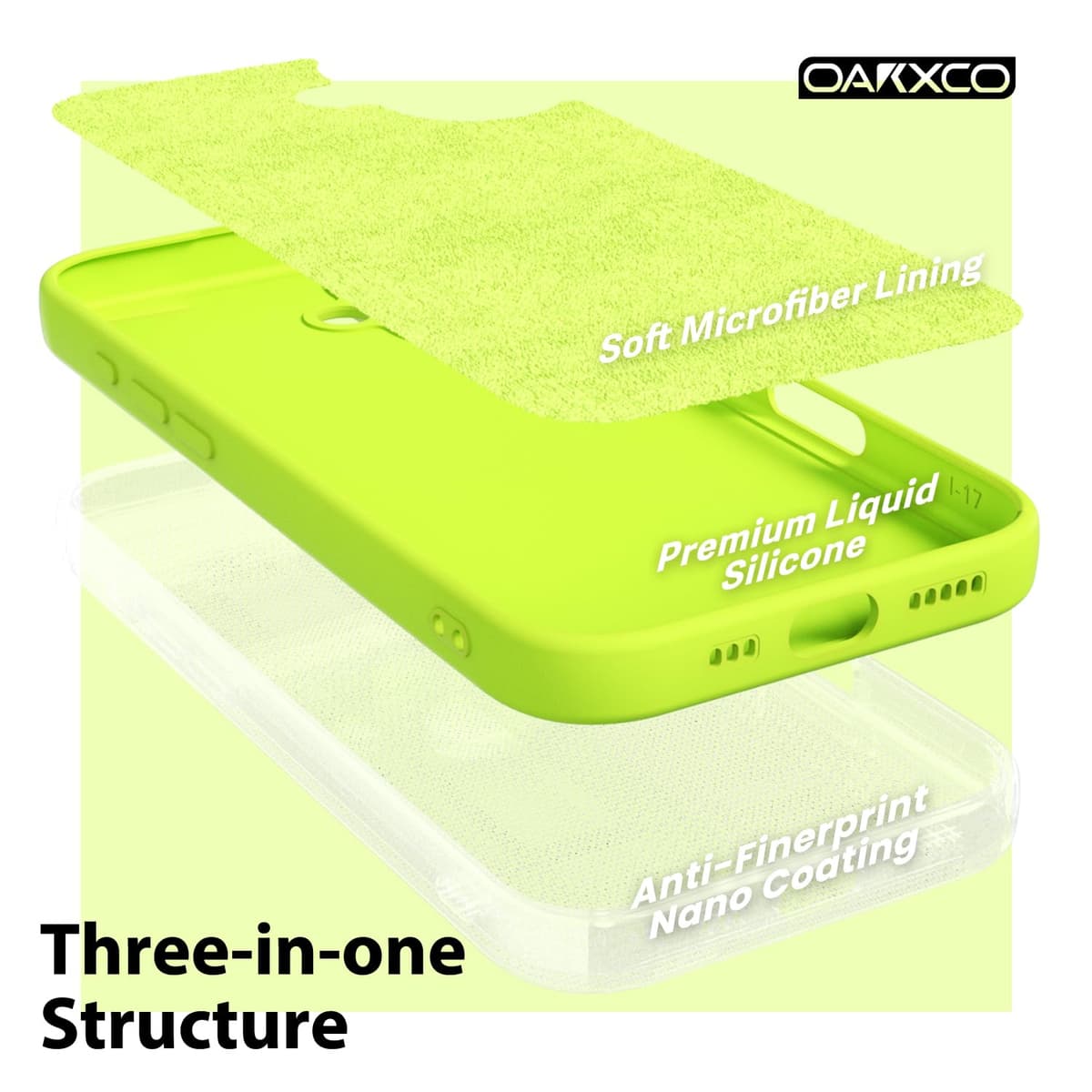 oakxco for iPhone 17 Pro Max Phone Case Liquid Silicone, Cute Thin Slim Grip Soft Rubber Gel for Women Men, Smooth Matte TPU Plain Solid Color Girly Simple Case with Camera Cover, Light Pink — view 1653