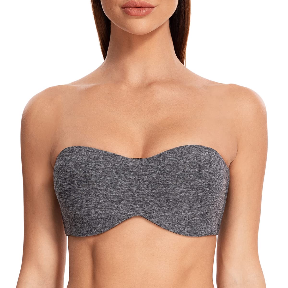 MELENECA Women's Strapless Minimizer Multiway for Large Bust Unlined Seemless Underwire Bandeau Bra — view 20