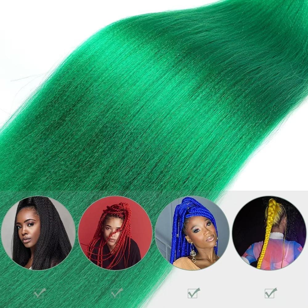 YDDM Capelli Per Treccine Africane Morado Extension Treccine Texture Yaki Easy Install per Principianti 32 Pollici 3 Pezzi Capelli Leggeri e Naturali per Box Braids, Twist e Crochet — view 159