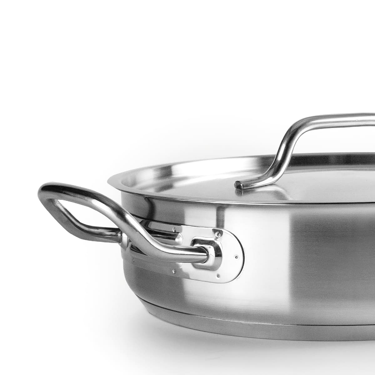 IBILI - Guisera Con Tapa Inox Ebbe 32 Cm, Acero inoxidable 18/10, Apto para induccion — view 3