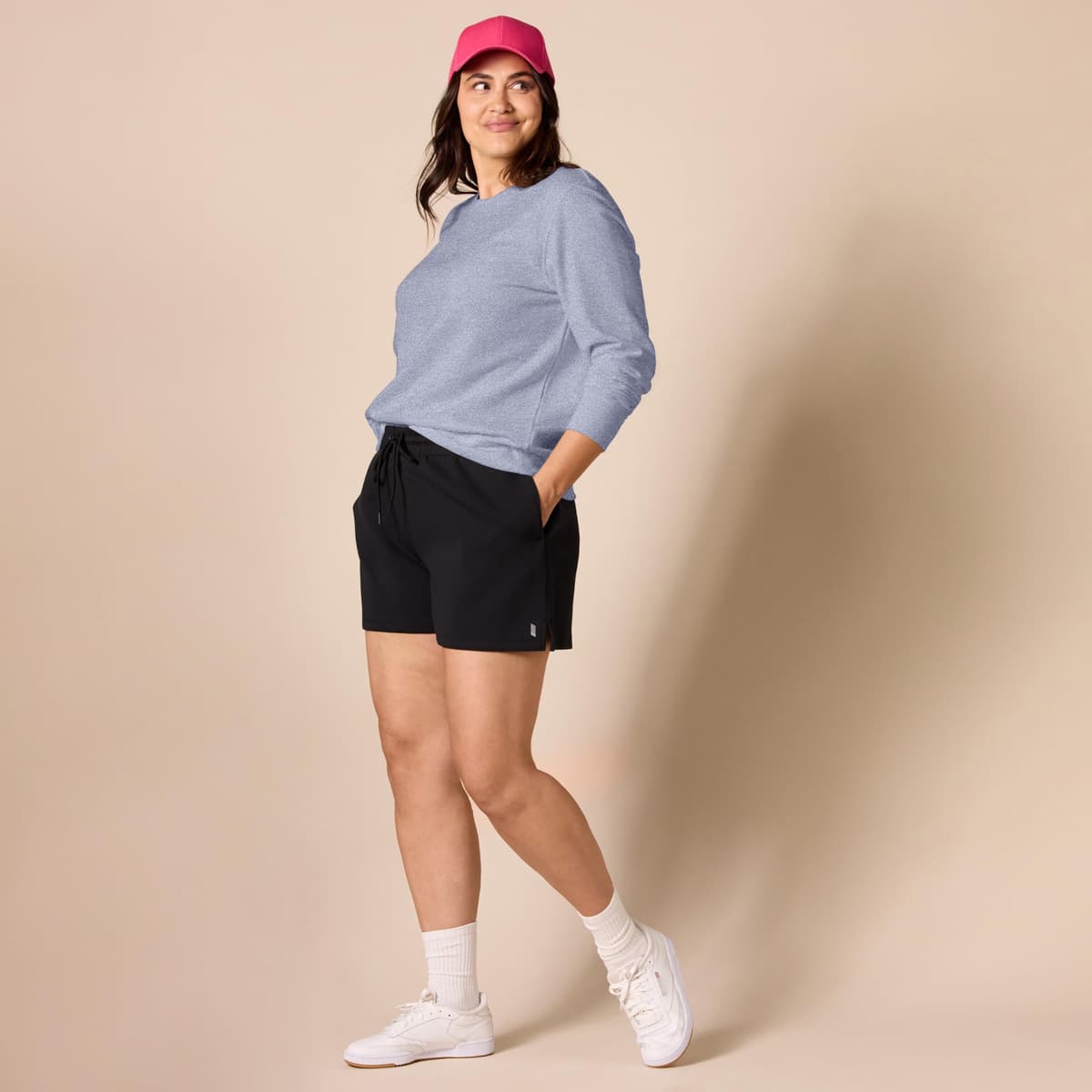 Amazon Essentials Mujer Sudadera con Cuello Redondo de Forro Polar (Disponible en Tallas Grandes) — view 7