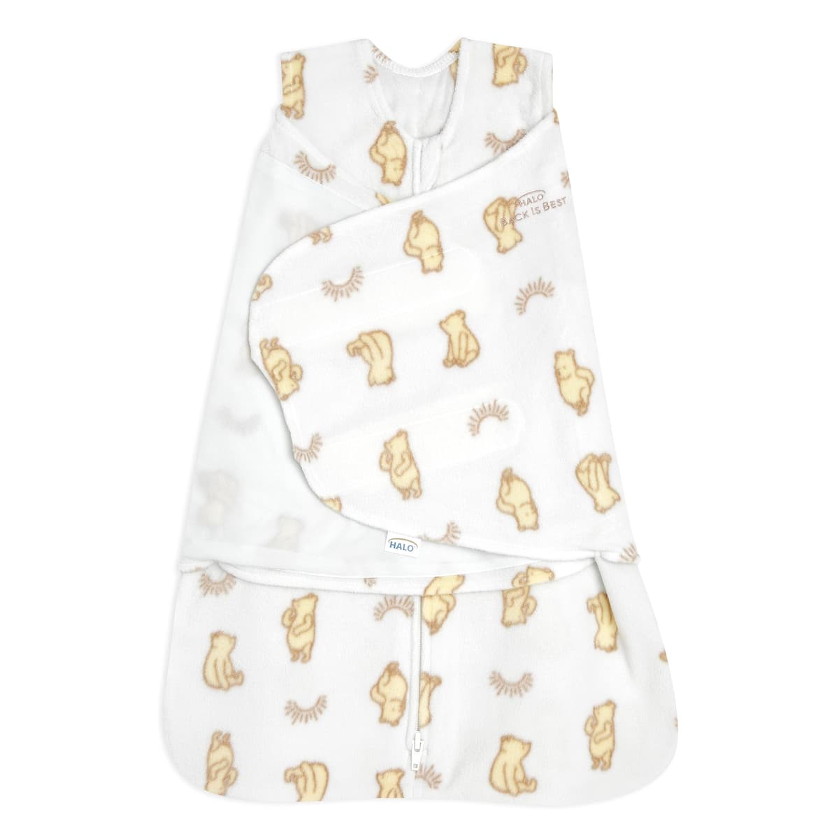 HALO Micro-Fleece Sleepsack Swaddle, 3-Way Adjustable Wearable Blanket, TOG 3.0, Confetti, Newborn, 0-3 Months — view 19