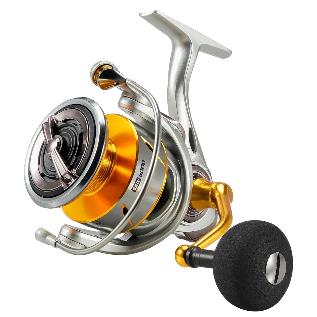 Seaknight RAPIDII Carrete giratorio de agua salada 10+1 BB 6.2:1 4.7:1 Anti-corrosión Carrete de pesca de mar Carpa pesca lucio 2000H 2500H 3000H 4000H 5000H 6000 fibra de carbono arrastre máximo 15kg — view 13