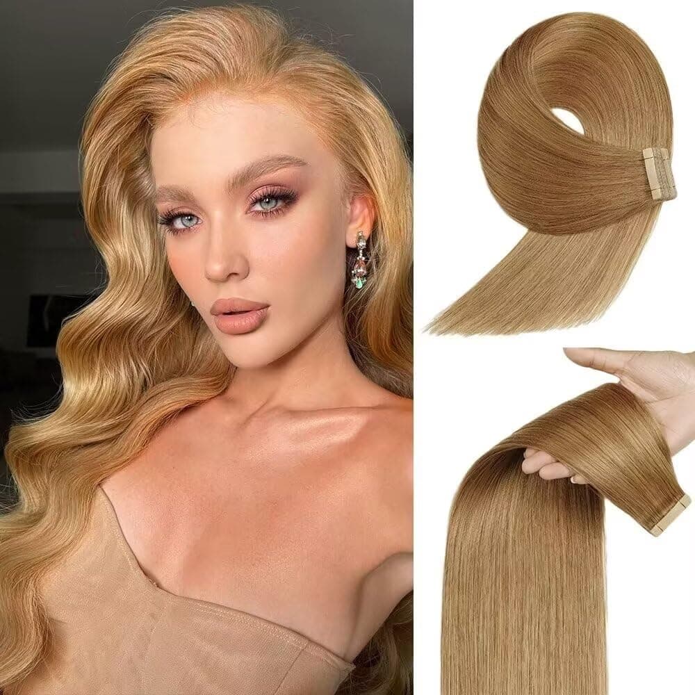 YDDM Extensiones Adhesivas Pelo Natural 20pcs 35cm 40g Negro - Extensiones De Cabello Humano (14 Pulgadas, 1B#) — view 29