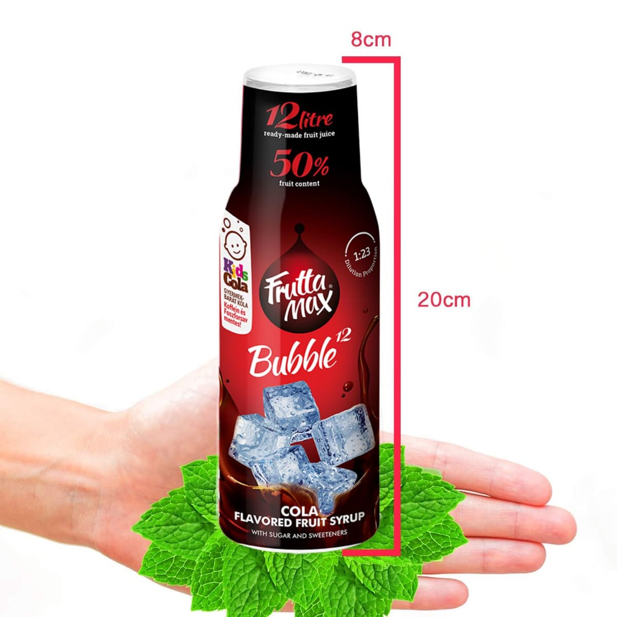 FruttaMax Cola Syrup | Less Sugar | 50% Real Fruit Concentrate | Suitable for soda Machine 500ml — view 5