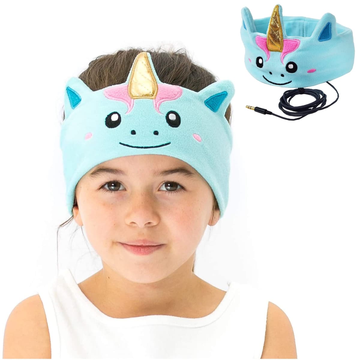 CozyPhones Kids Headphones Volume Limited with Thin Speakers & Super Soft Fleece Headband - Perfect Toddlers & Children's Earphones for Home, School & Travel - Fox — view 8