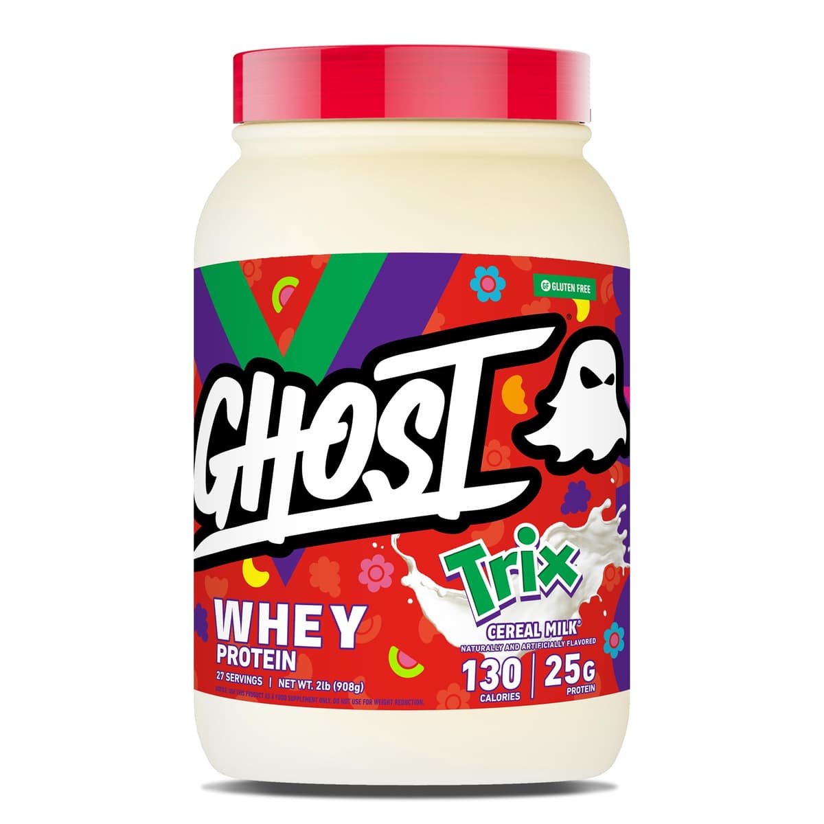 GHOST Whey Protein Powder, Nutter Butter - 2LB, 26G of Protein - Whey Protein Blend - ­Post Workout Fitness & Nutrition Shakes, Smoothies, Baking & Cooking - Cookie Pieces Inside — view 16