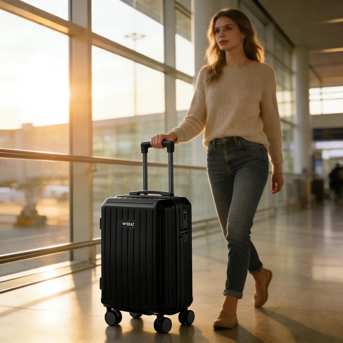 Maleta de Viaje Grande 76x50x32 cm Rígida ABS + PC con Cerradura TSA – Ideal para Facturación 23 kg, Ruedas Giratorias 360º Silenciosas — view 20
