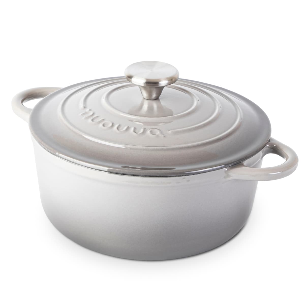 Nuovva Enamelled Cast Iron Dutch Oven Pot with Lid – 5 Quart Casserole Dish – Ceramic Dutch Oven for Bread Baking, Roasting, Braising & Stews – Oven Safe up to 500°F – 24cm Orange — view 38