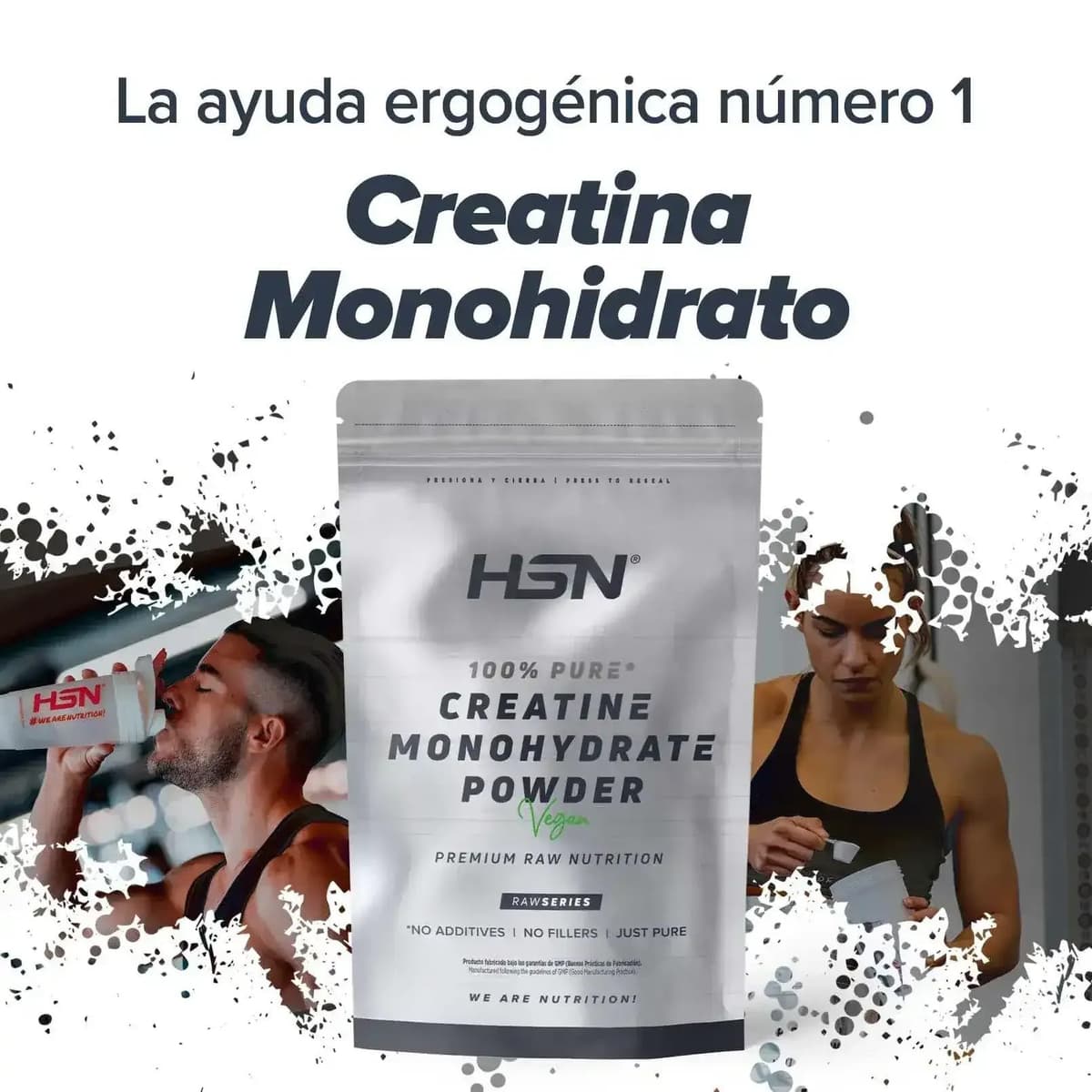 HSN Micronized Creatine Monohydrate 1 kg | 100% Pure, Unflavored | Vegan, Gluten Free and No Additives | High Solubility and Maximum Purity | Does Not Include Doser — view 12