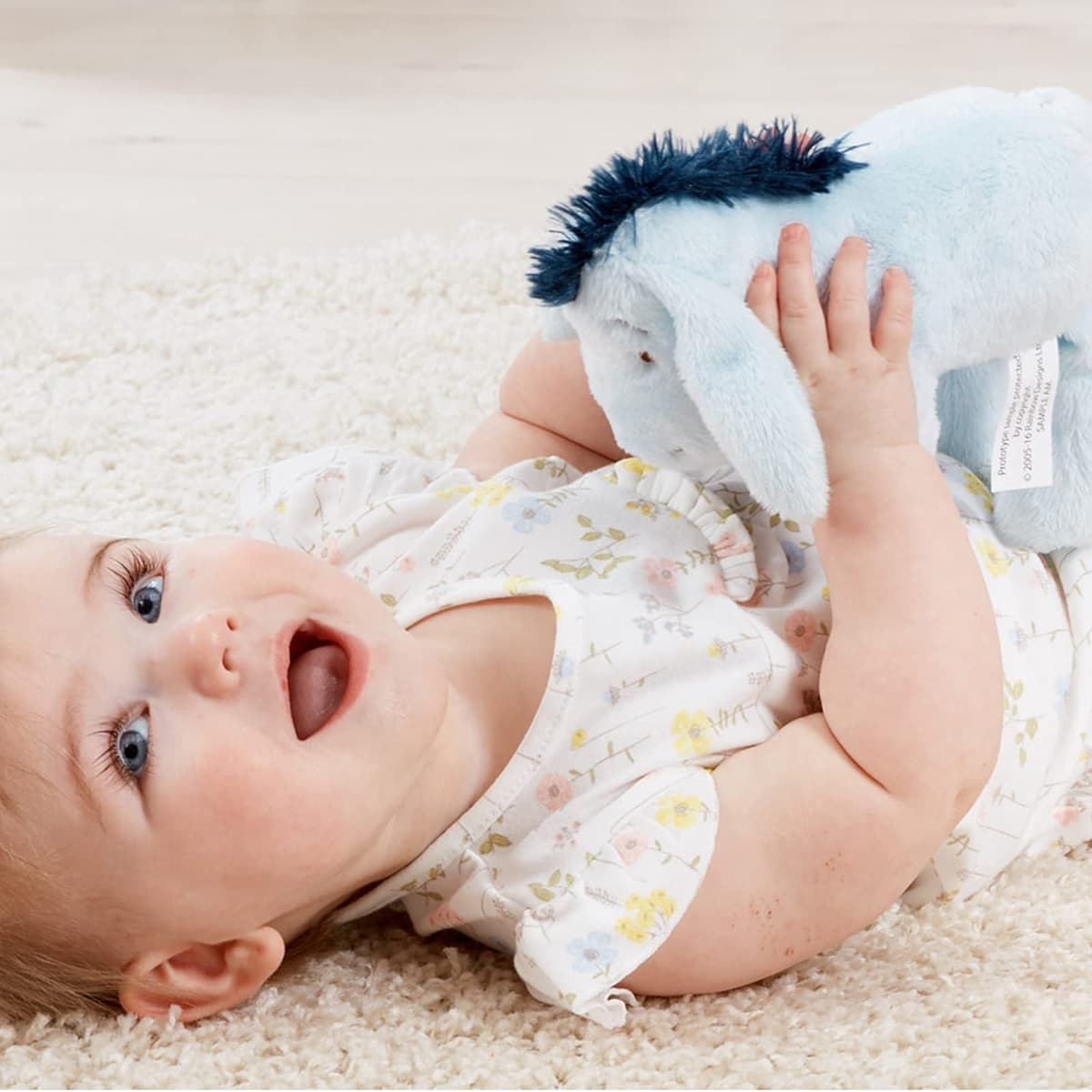 Classic Winnie the Pooh & Friends - Eeyore - Cuddly Donkey - Great as Gift for Newborn Baby, Children and Toddlers - Soft Toy by Rainbow Designs — view 5