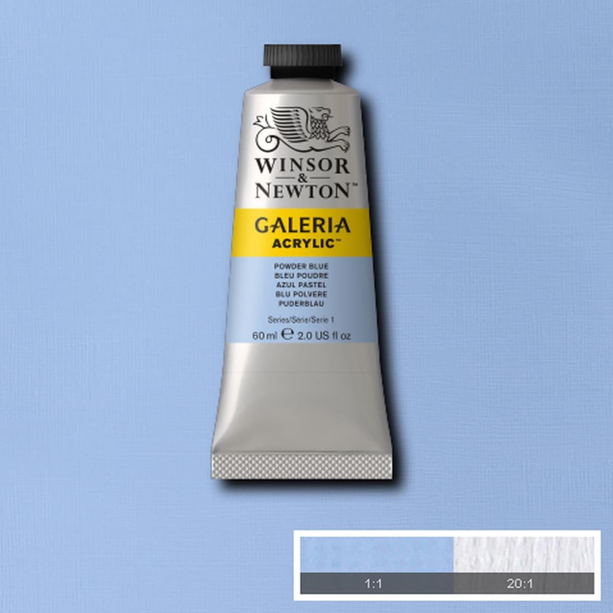 Winsor & Newton Galería - Pintura Acrílica , 500 ml, Verde (Deep Turquoise) — view 144