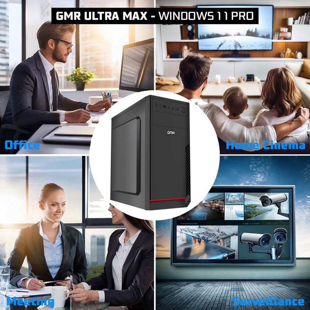 Intel i7 - Computadora Multimedia Business Office con 3 años de garantía | 32 GB RAM | 1000 GB SSD | USB 3.0 | Windows 11 Prof. 64-bit | WiFi 600 y Bluetooth 5 — view 5