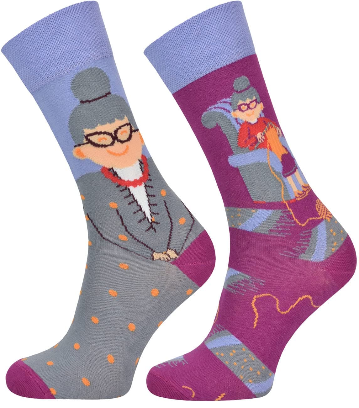 Todo Calcetines Divertidos Hombre y Mujer, Calcetines Fantasia con Motivo, de Colores — view 30
